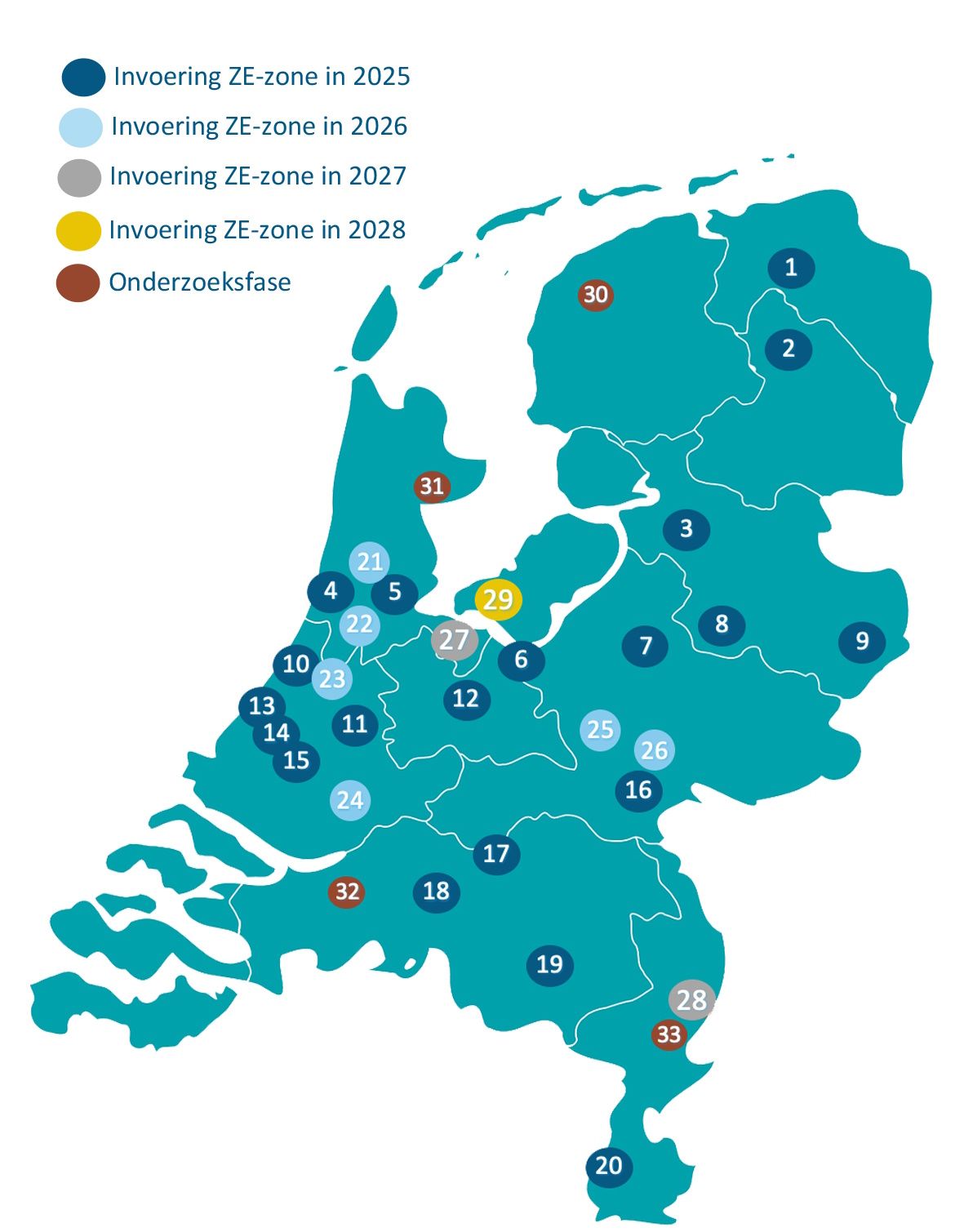 Zero-emissie zones in Nederland